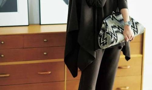 我穿毛衣配阔腿裤,这个冬天一点也不冷!