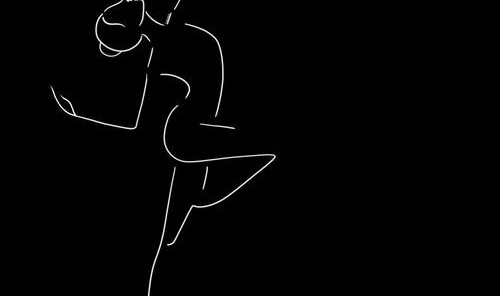 寥寥数笔，就把女人最完美的轮廓勾勒