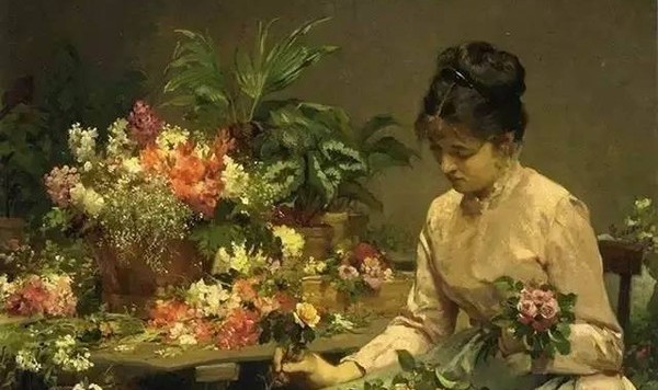 一百年前的巴黎花市，滋养出最从容娴雅的女子