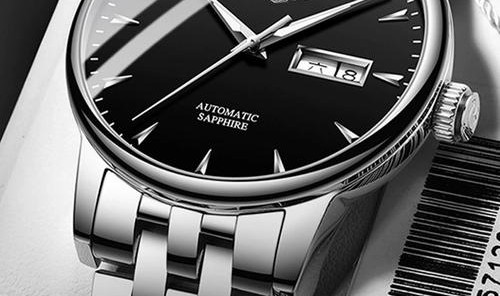 低调型男必备，酷炫全黑色机械手表，品味男人的首选