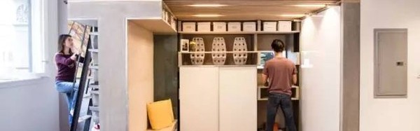 多功能「阁楼系统」充分利用小空间