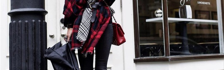 不想撞大衣，只需一根腰带就能让你的披肩变大衣！