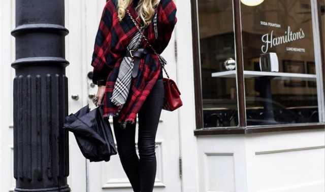 不想撞大衣，只需一根腰带就能让你的披肩变大衣！