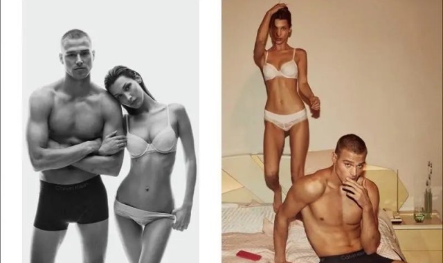 短发平胸的刘雨昕代言内衣，不行？