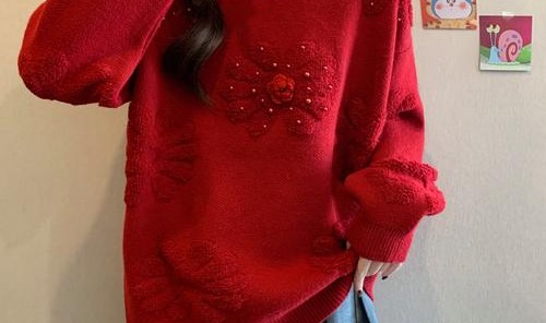 穿上花毛衣，时刻为新年做好准备