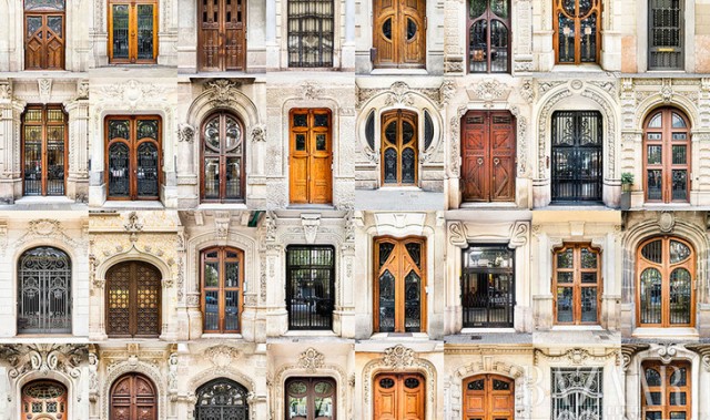 去年拍“窗”的那个摄影师又带回了一堆“门”