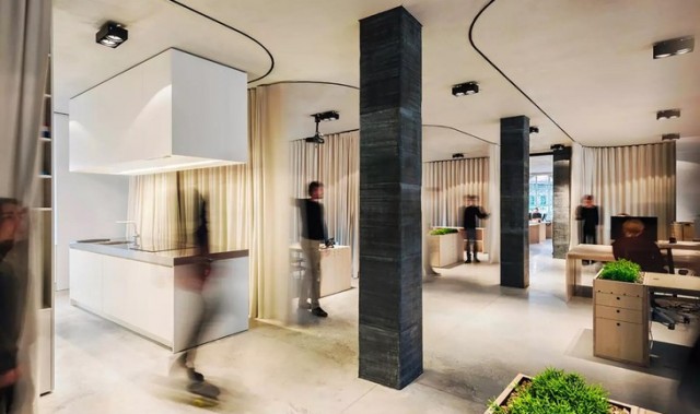 多功能“窗帘”办公室