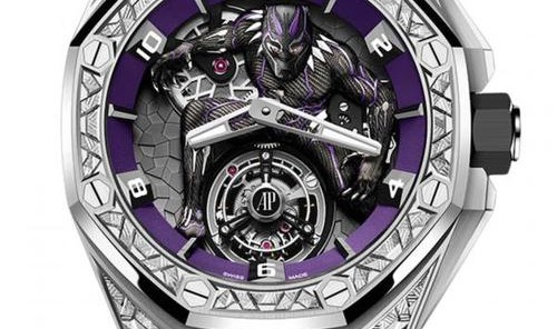 爱彼发布皇家橡树概念系列“Black Panther 黑豹”浮动式陀飞轮腕表