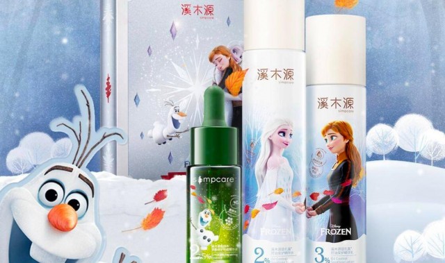 溪木源推出迪士尼冰雪奇缘限定礼盒,打造冬日暖心奇愈之旅