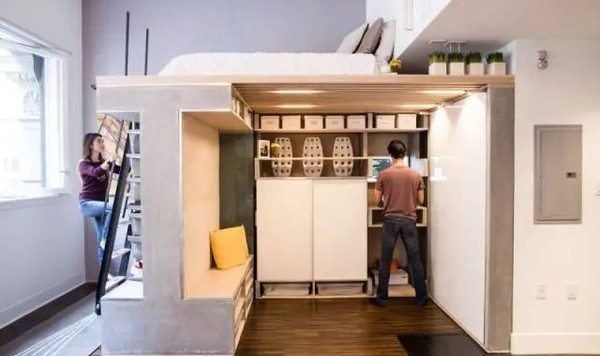 多功能「阁楼系统」充分利用小空间