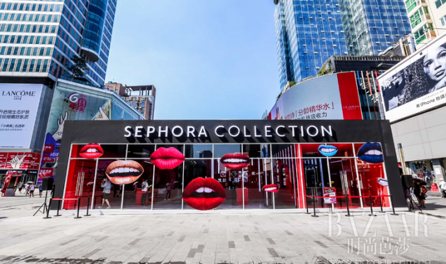 丝芙兰“集装箱”快闪店空降成都 全城“美到失控”