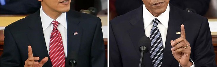 当总统其实是把杀猪刀，历任美国总统用上任前后对比照