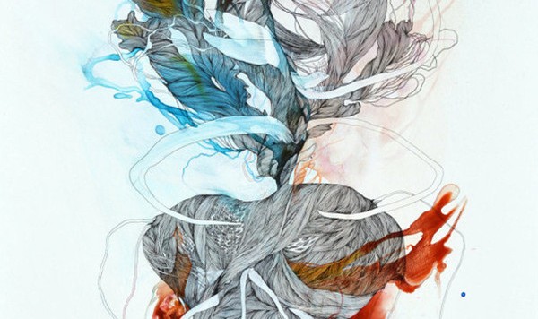 完美的配色让人体器官变成美丽画作