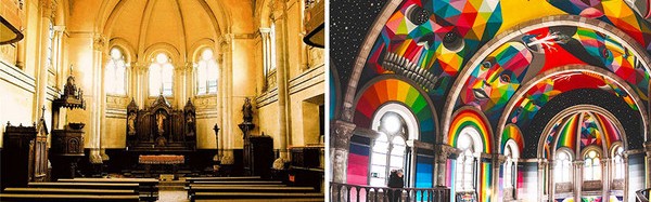 西班牙百年老教堂变身滑板公园，酷毙了！