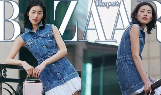 手臂粗的就别点进来了，刘雯这件气场两米的衣服你可能hold不住！