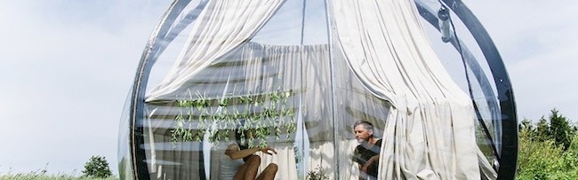 360度仰望星空,你需要一个全透明的帐篷~