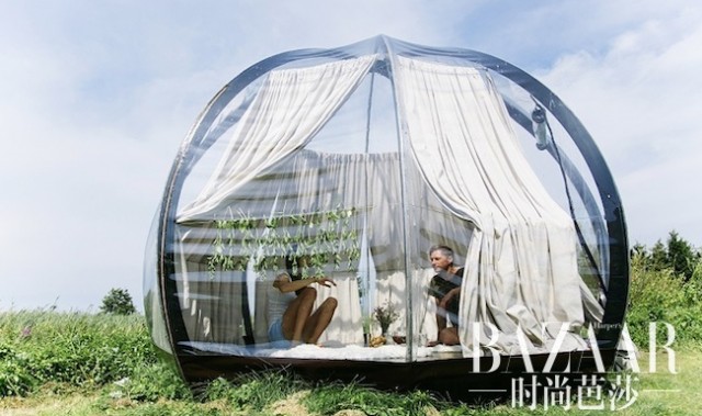 360度仰望星空，你需要一个全透明的帐篷~