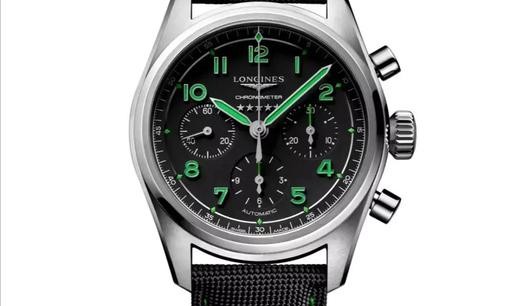 一枚复刻自历史表款的浪琴表大眼飞航表