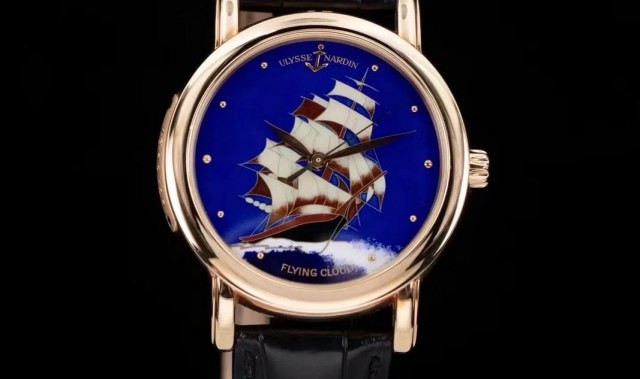 太美了！雅典Classico鎏金系列珐琅玑镂盘腕表