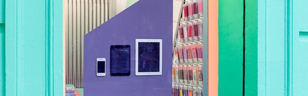 Doctor Manzana 品牌空间:一首清新的色彩诗