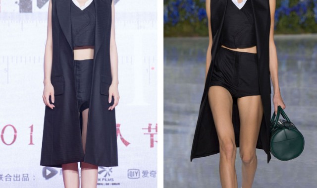 本周谁会穿|Angelababy西装马甲秀美腿,刘雯美得太任性!