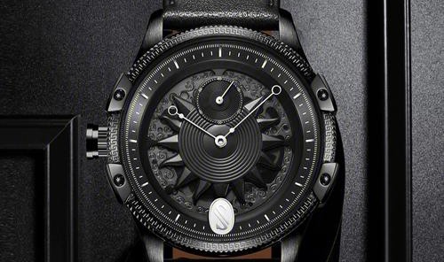 卷起袖子，秀出气场强大的高端黑色腕表