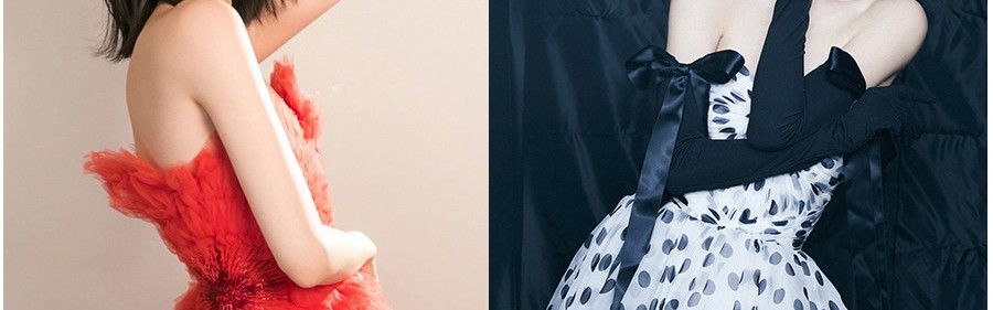 宋茜穿的真不是丝绒,钟楚曦的斑点裙堪称红毯杀手!