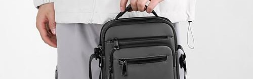 男士小背包单肩包,男士包包搭配方式多样化