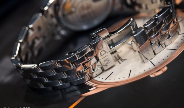 美度贝伦赛丽系列绮彩长动能珍珠贝母真钻女士腕表