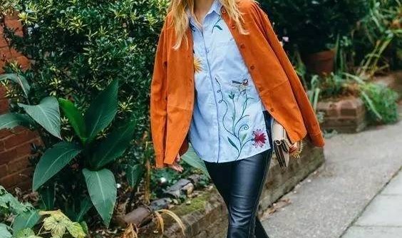 每日星范 | Olivia Palermo 穿300块刺绣衬衫美翻时装周!