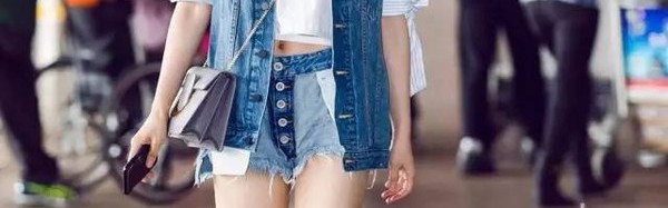 每日星范 | 袁姗姗 反穿、喊话、一拉到底,今年牛仔短裤就要不一样!