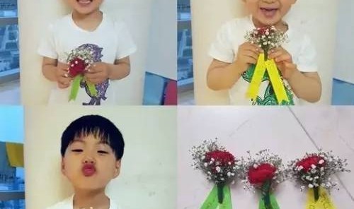 宋家三胞胎长大了!民国瘦出尖下巴,还在幼儿园里结婚了!