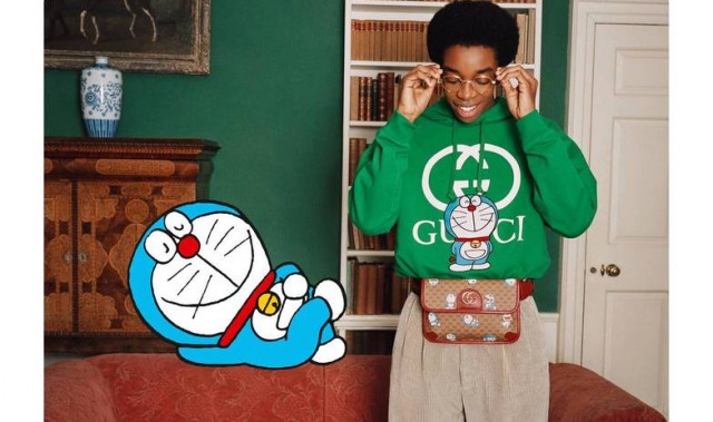 古驰2021中国新年系列形象大片 ―DORAEMON × GUCCI联名系列 ―
