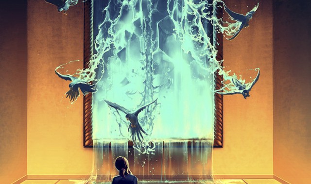 以TimBurton为灵感,法国画家画出震撼人心的奇幻爱情大作