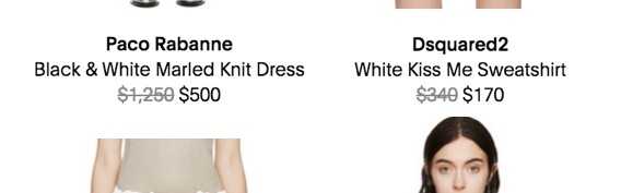 时装编辑最爱的超美大牌货都打折了!再不去抢就卖光了哦!