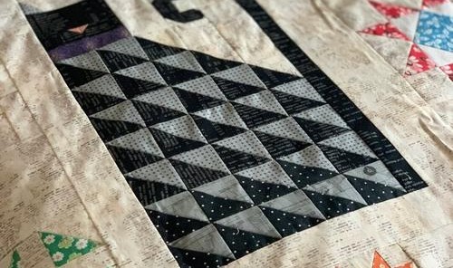 丝巾变身手工拼布窗帘