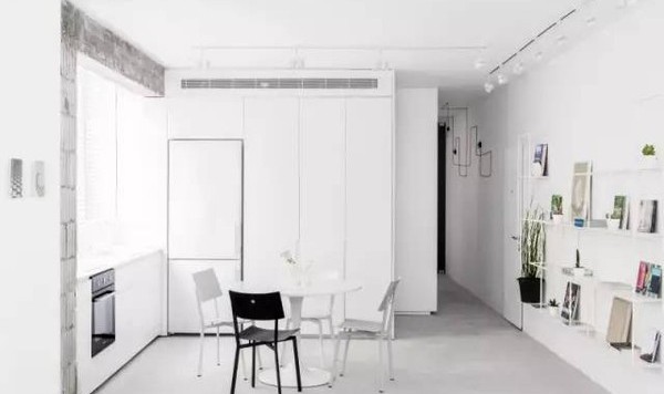 80㎡纯白极简公寓