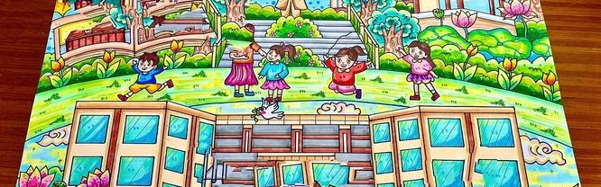 美，改变了学校的颜色