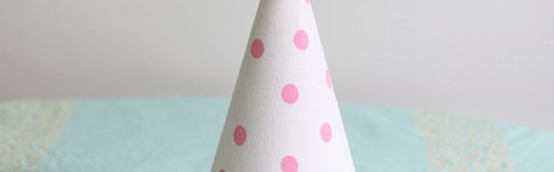 旧的纸艺派对帽子如何华丽变身布艺派对帽