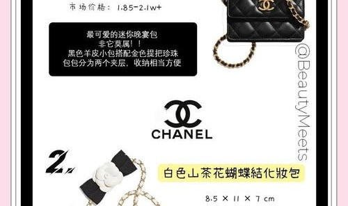 chanel包woc价格,法国时尚品牌香奈儿推出woc款