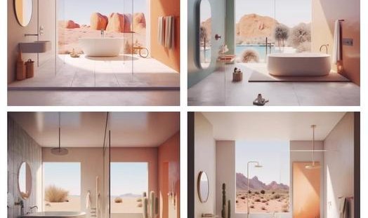 沙漠中的绿洲竟然是浴室，你见过吗？