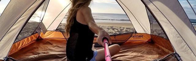 一个人野营一个人飞,这是个泡在户外的猛妹子