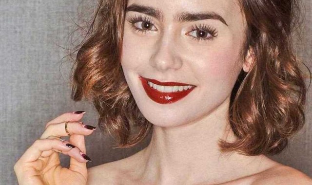 Lily Colins新剧造型引热议，原来穿着和妆容还可以这样搭！