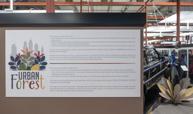 维达莱打造2021春夏面料的“都市森林” 维达莱毛纺厂参加第30届米兰Milano Unica 展会，发布其2021春夏系列面料