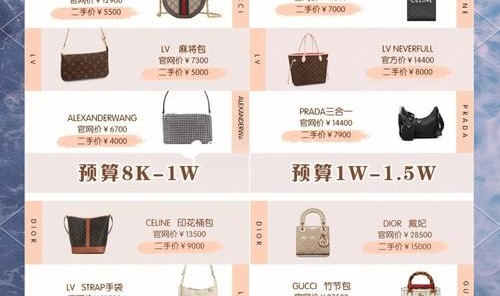一千多轻奢侈品牌男包,女孩选择包包反映了她的内在本质