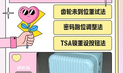 皮箱使用技巧,三位数密码通用皮箱忘记密码怎么开