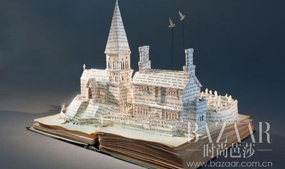 旧书也可以做艺术品，还这么美！