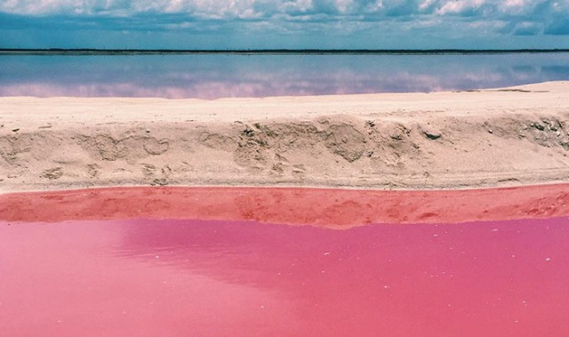 墨西哥的粉色水域,看一眼就忘不掉