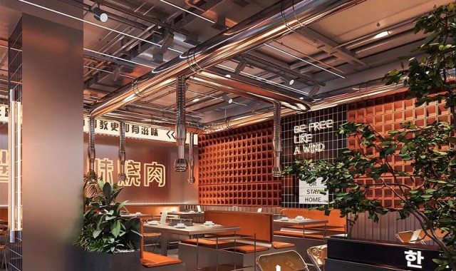 烧烤店装修风格效果图6,烧烤store装修注意事项