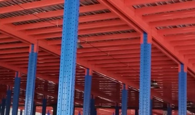 仓储货架平台阁楼,阁楼钢结构平台具备立体仓储模式